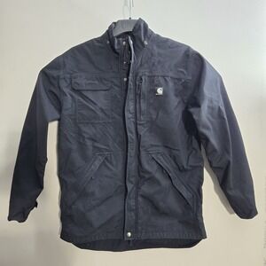 Carhartt‎ Shoreline Storm Defender J162 Jacket Waterproof Black Mens M NO HOOD